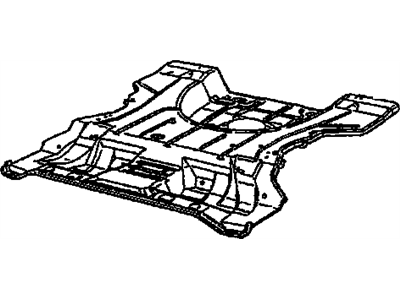 2002 Chevrolet Corvette Floor Pan - 89022391
