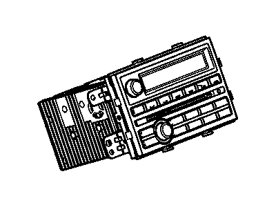 GM 95179018 Radio Assembly, Amplitude Modulation/Frequency Modulation Stereo <See Guide/ Bfo> *Black