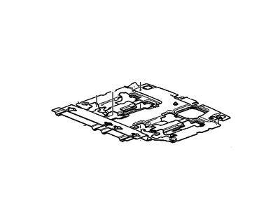 GM 23412843 Carpet Assembly, Floor Panel *Ebony