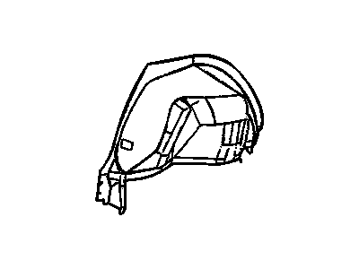 25634139 GM Rear Wheelhouse Inner Panel Illustration 1 of 1
