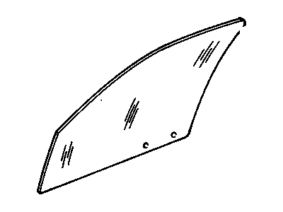 22580558 GM Front Side Door Window Assembly Illustration 1 of 1