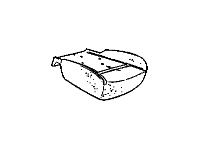 1998 Oldsmobile Silhouette Seat Cushion Pad - 12532297
