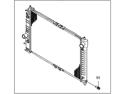 Pontiac G3 Radiator - 42421858