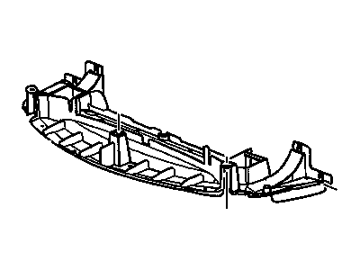 GM 15246564 Deflector Assembly, Radiator Air Lower