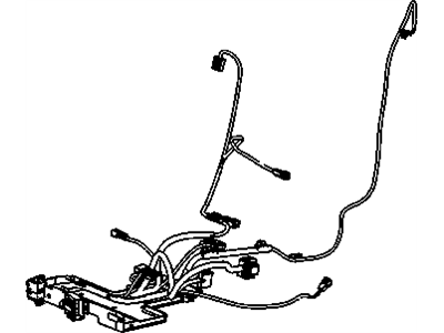 GM 20930932 Harness Assembly, Driver Seat Control Module Wiring