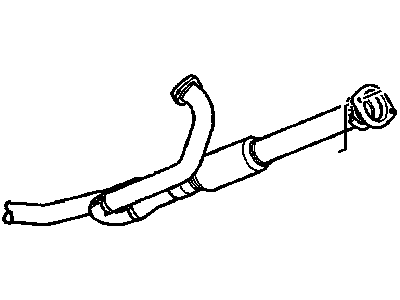 2008 Buick Enclave Exhaust Pipe - 25827250
