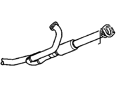 2008 GMC Acadia Exhaust Pipe - 25827250