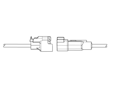 GM 13574937 Connector,Pump, Auxiliary Water *Black