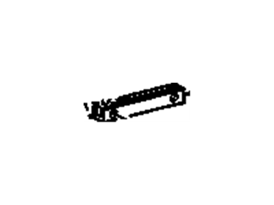10184650 GM Filler, Rear Side Door Window Sash Illustration 1 of 1