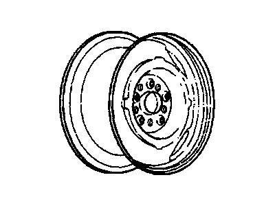 Cadillac Brougham Spare Wheel - 1610269