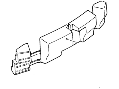 GM 16524825 Absorber, Rear Bumper Fascia Energy