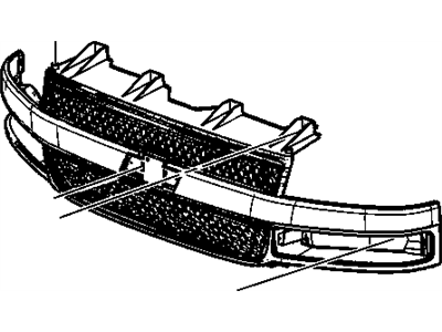 GM 84689070 Grille Assembly, Front