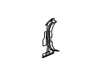 GM 10418922 Panel, Front Side Door Opening Finish 10418922 GM Panel, Front Side Door Opening Finish Illustration 1 of 1