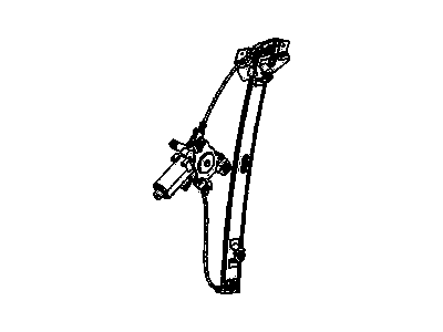 GM 15142955 Front Side Door Window Regulator Assembly