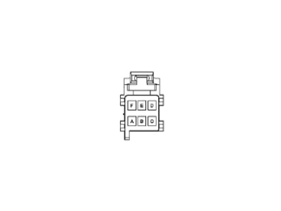 Saturn Vue Power Seat Connector - 22690921