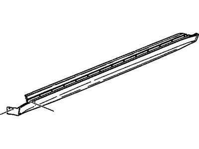 88980286 GM Molding Asm,Rocker Panel *Primed (RH) Illustration 1 of 1