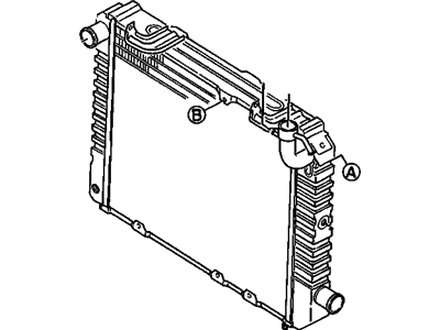 1989 Chevrolet Spectrum Radiator - 94451284