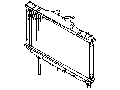 1987 Chevrolet Nova Radiator - 52467283