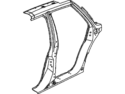 21126025 GM Panel Asm,Rear Side Door Opng Frame Illustration 1 of 1