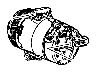 GM 15893104 Air Conditioner Compressor Kit