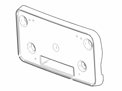 GM 84519625 Bracket, Front Lic Plt