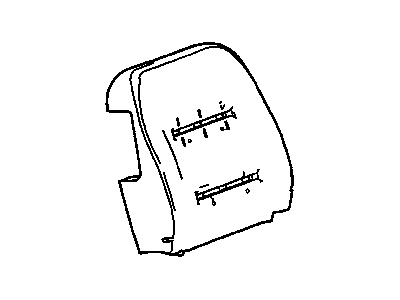 2002 Buick Rendezvous Seat Cushion Pad - 88899781
