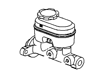 Saturn SC1 Brake Master Cylinder - 21013194