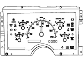 Chevrolet K1500 Instrument Cluster - 16140015 CLUSTER A