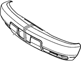 Chevrolet Express Bumper - 12335811 Front Bumper, Cover (Primed)