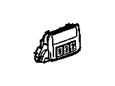 Cadillac DTS A/C Switch - 15885976 Auxiliary Heater & Air Conditioner Control Assembly (At Roof Console) *Vry Light Linen