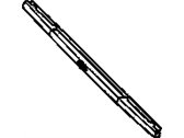 Pontiac Fiero Wiper Blade - 12481135 BLADE, Windshield Wiper Blade