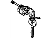 Pontiac Vibe Door Lock Cylinder - 88969897 Cylinder,Front Side Door Lock(W/Keys)