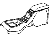 Chevrolet Blazer Center Console Base - 15742115 CONSOLE, Seat Separator Console