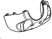 Saturn Vue Steering Column Cover - 15858051 Shroud, Steering Column