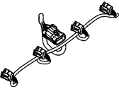 Chevrolet Tracker Spark Plug Wires - 91172315 Wire,Spark Plug #4 Cyl