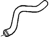 Cadillac Eldorado Radiator Hose - 3521237 Radiator Coolant Outlet Hose (Lower)
