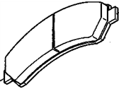 GMC Sonoma Brake Pad - 19167303 Pad Kit,Front Disc Brake
