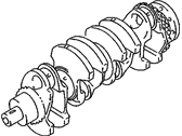 Chevrolet Tracker Crankshaft - 91177626 Engine Crankshaft