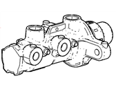 Chevrolet Corvette Brake Master Cylinder - 19418187 CYLINDER ASM,BRK MAS