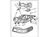 Cadillac Deville Headlight - 19208052 Headlamp Assembly(W/ Parking & Turn Signal Lamp)