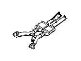 Chevrolet Corvette Catalytic Converter - 88896488 Oxidation Catalytic Converter Assembly (W/ Exhaust Pipe)
