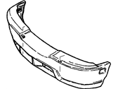 GMC Jimmy Bumper - 12377117 Front Bumper, Cover