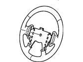 GMC Terrain Steering Wheel - 23290609 Steering Wheel Assembly *Black