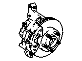 Cadillac Fleetwood Steering Knuckle - 25525862 F, Knuckle