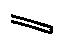 GM 10184888 Ins, Rocker Panel Molding Rear *Black