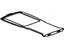 GM 22855021 Plate Assembly, Front Floor Console Trim *Titanium