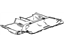 GM 9060271 Carpet Assembly, Rear Floor Panel *Cocoa
