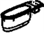 GM 15927307 Plate Assembly, Rear Side Door Accessory Switch Mount *Satin Nickel