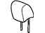 GM 25941743 Restraint Assembly, Driver Seat Head *Light Cashmere