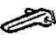 GM 20791515 Handle, Rear Seat Latch Release *Medium Duty Titanium